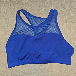 KIAVA Royal Blue Mesh Sports Bra